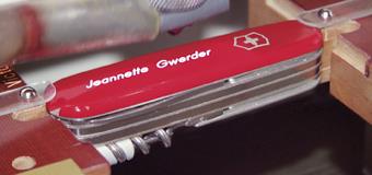 Gravur / Druck Sackmesser