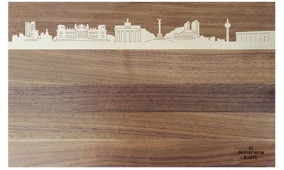 Berlin City, Holzbrett einfach, gross