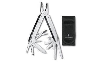 Swiss Tool MX, silber, in Nylon Etui