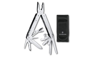 Swiss Tool MX, silber, in Nylon Etui