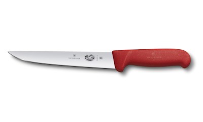 Fibrox, Stechmesser, 18cm, gerade, safety nose, rot