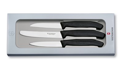 Gemüsemesser-Set SwissClassic, 3-teilig, in Geschenkschachtel