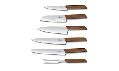 6-Teilig, Braun, Holzgriff