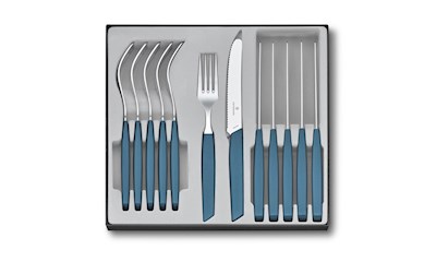 Swiss Modern Besteck-Set (Tomatenmesser), 12-teilig, cornflower