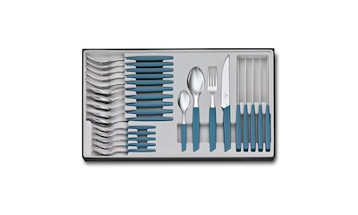 Swiss Modern Besteck-Set (Steakmesser), 24-teilig, cornflower