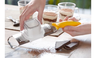 Fingerschutz für Handreiben, grau