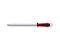 Dual Grip, Abziehstahl, 30 cm, Mikrofeinzug, oval, Schwarz/Rot