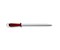 Dual Grip, Abziehstahl, 30 cm, Mikrofeinzug, oval, Schwarz/Rot