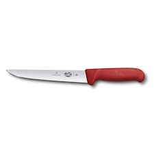 Fibrox, Stechmesser, 18cm, gerade, safety nose, rot