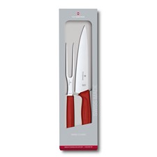 Swiss Classic Tranchier-Set, 2-teilig, rot, Geschenkschachtel