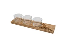 Chalet Apero Set mit 3 Gläser, Wallis (Matterhorn)